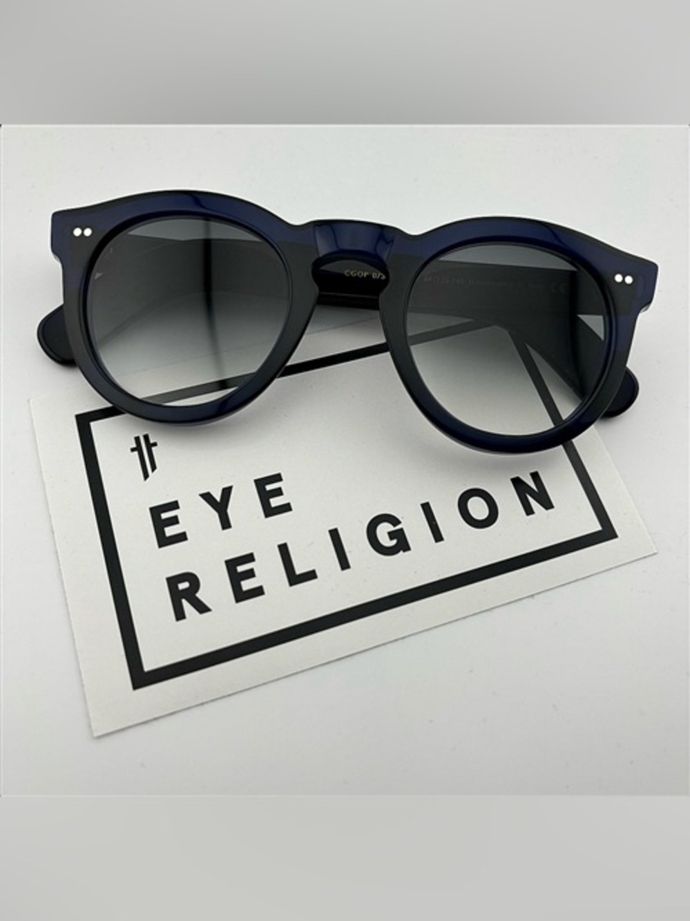 Cutler & Gross 734 Men’s Blue Round Sunglasses